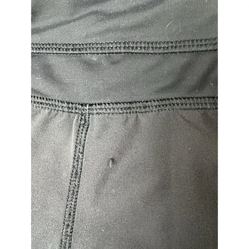 Lululemon Black Athletic Shorts with Liner Brief  Size 8